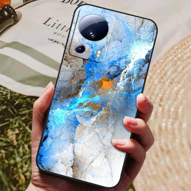 

For Xiaomi 13 Lite 5G Case Shockproof Silicone Phone Cover For Xiaomi Mi 13Lite Funda Wolf Soft TPU Capa for Xiaomi13lite Coque for Xiaomi 13 Lite
