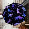 1pc Galaxy Cats Pattern Umbrella Design Automatic Opening and Closing Umbrella, High-quality Travel Umbrella,  C1128160