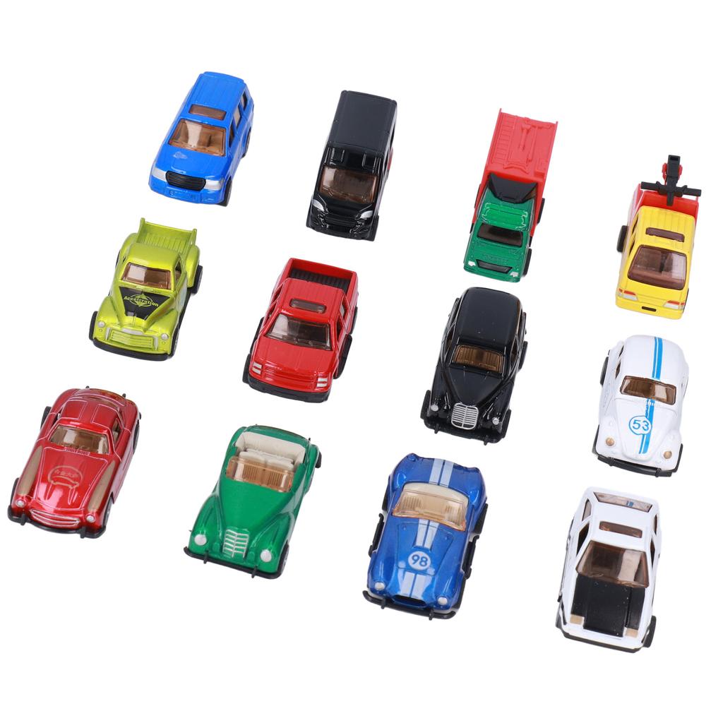 1:60 Scale Kids Simulation Vehicle Models Alloy Different Types Educational Pull Back Car Toys