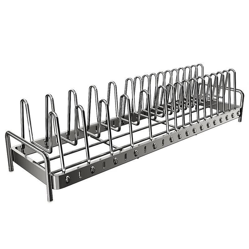 304 Stainless Steel Extendable In-Cabinet Dish Rack