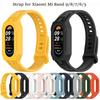 Silicone Case Strap for Xiaomi Mi Band 9 8 7 Smartwatch Replacement Wristband Bracelet for Mi Band 5 6 7 8 Miband 9 Correa Straps