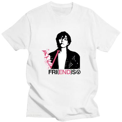 Doux Taehyung Fri(fin)s T-shirts Mode Coréenne Été Femmes T-shirt Impression Graphique T-shirts Coton Manches Courtes T-shirts Filles