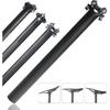 Carbon Bike Seatpost 27.2/31.6 Ultralight Carbon Fiber Bicycle Seat Post Bike Seat Tube for Mountain Road Bikes MTB BMX
