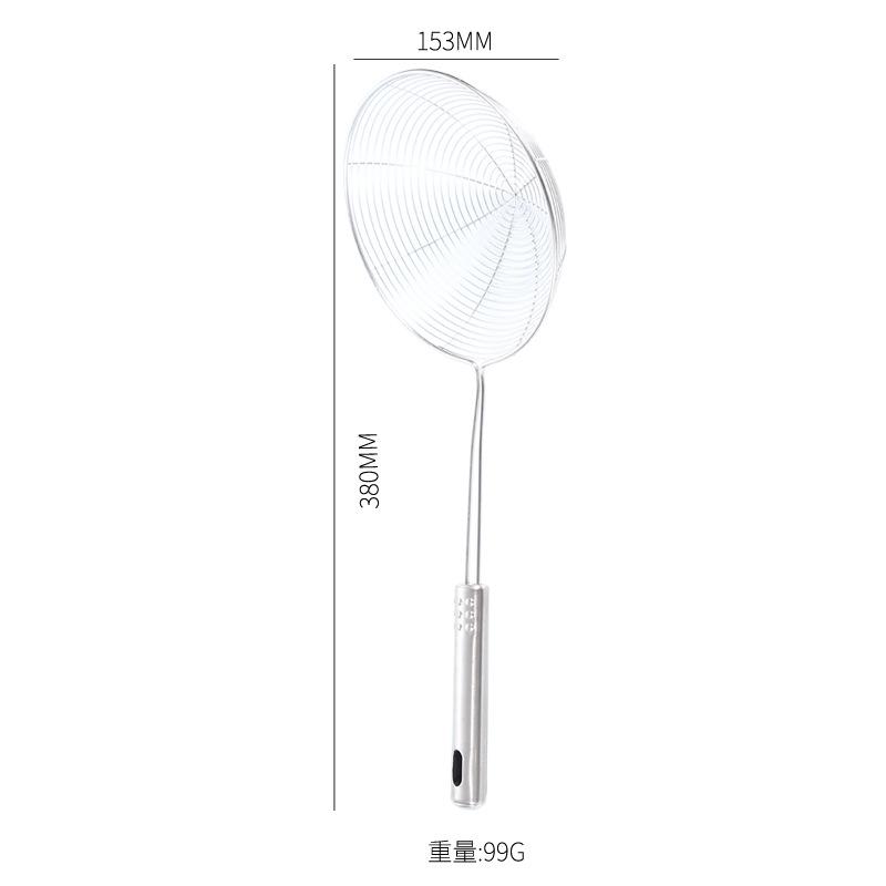 Stal Nierdzewna Durszlak do Smażenia Drobne Sitko Łyżka Cedzakowa do Gotowania, Przygotowywania Jedzenia Filtrowanie Tłuszczu do Makaronu