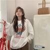 Sleeve O Neck Long Women Loose Pullovers Female Tops Solid Color Sweatshirts