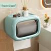 Jiemengzhe Fresh Green Anti-Jam Toilet Paper Holder