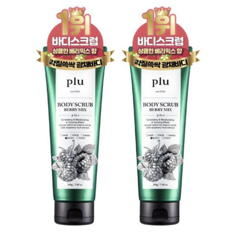Plu Original Body Scrub Berry Mix Scent (200 g)