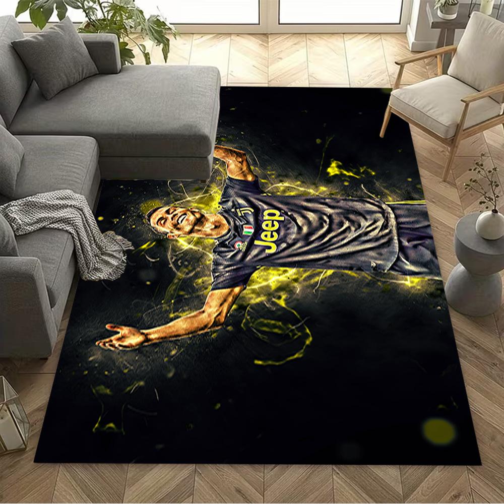 Juventus Football Club Floor Mat Design for Entryway Foyer Hallway Bedrooms Antislip Carpet Decorate Offices Perfect Birthday/Christmas Gift Idea