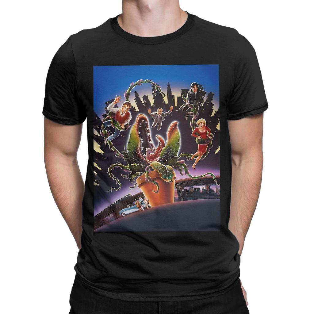 Little Shop of Horrors spooky jungle plant Classic Novelty 100% Cotton T-Shirt Tees Tops For Me