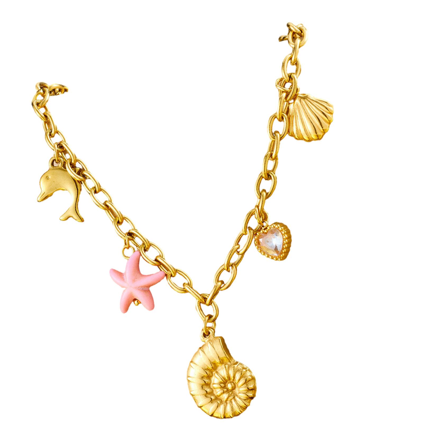 

Элегантное ожерелье-подвеска в виде морской звезды и ракушки. Стильная цепочка для ключицы. Идеально для любителей океана и природы. 31