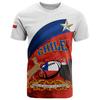 Chile 3D Printing T Shirt Man Summer O-Neck Short Sleeve Oversized Top Casual