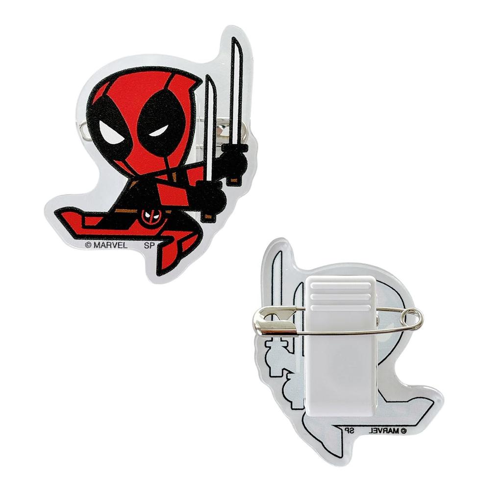 Small Planet Marvel Acrylic Badge SD Complete Set of 5 "Deadpool & Wolverine"