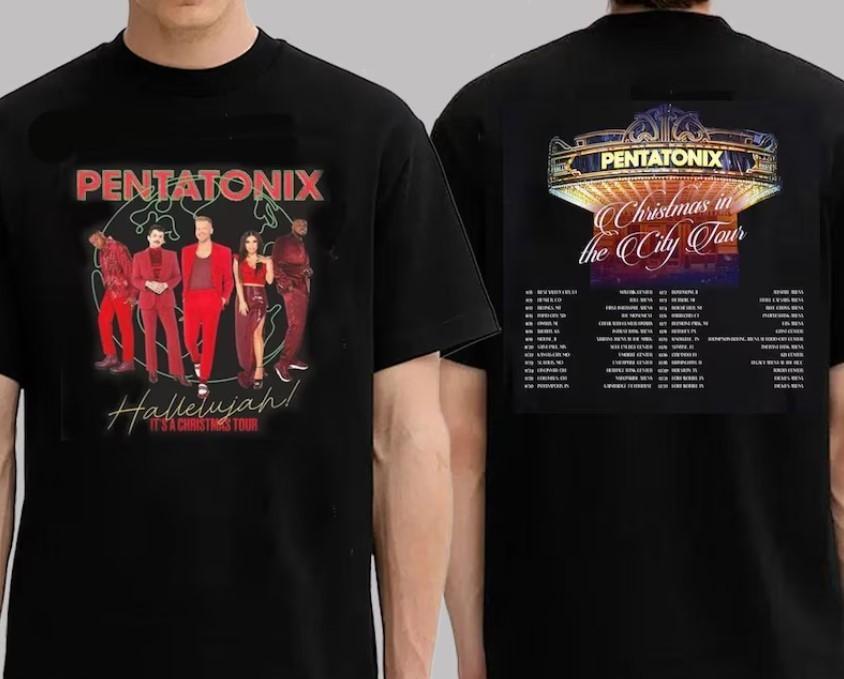 Pentatonix It s A Christmas Tour 2025 Unisex T-Shirt Unisex T-Shirt S