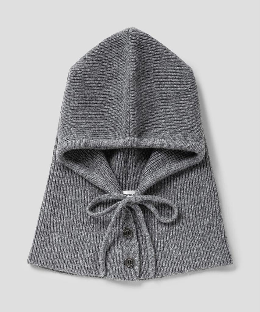 Binpolaegseseoli Wool Flare Balaclava - Grey