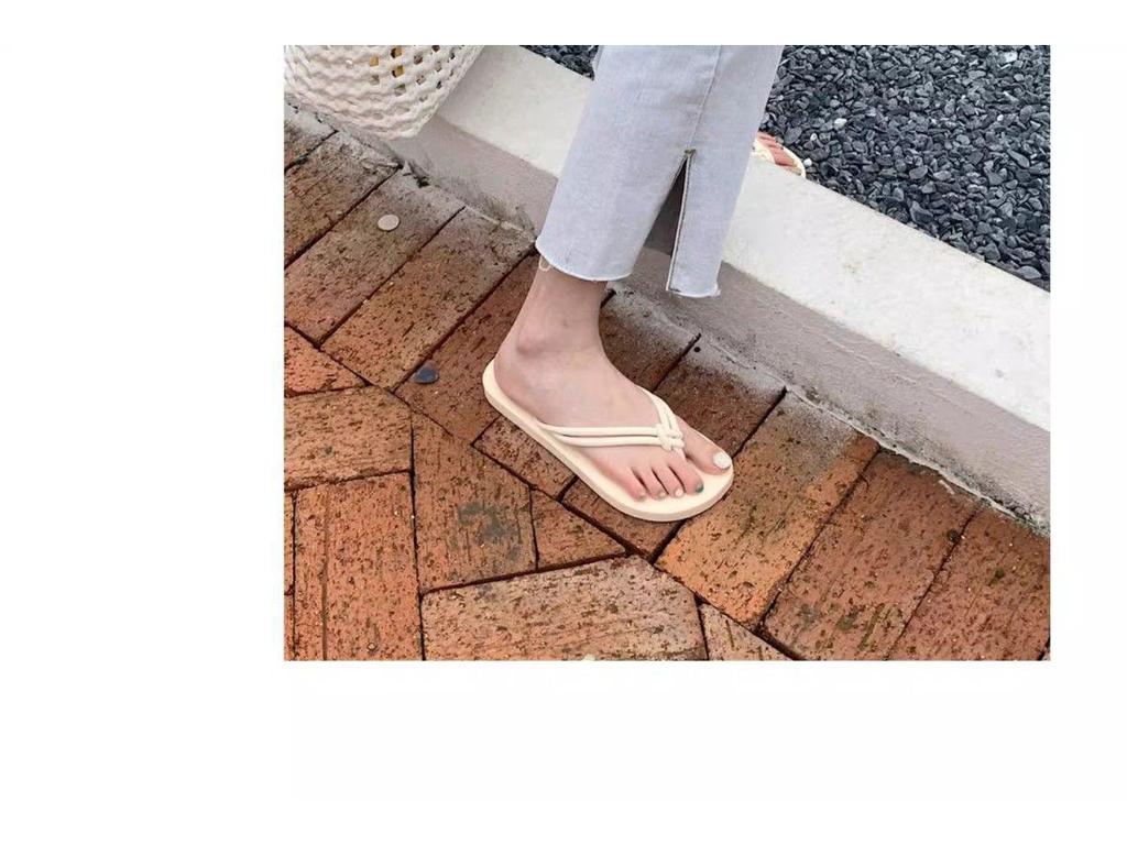 Korean Style Casual Women's Non-Slip Flip-Flops for Summer Beachwear