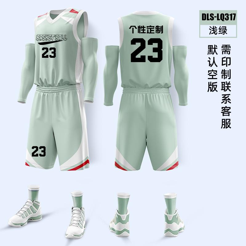 Basketball-Trikot-Set Herren-Trikot Studenten-Spieltrikot Sommer-Trainings-Trikot Sportdruck Basketball-Teamdruck
