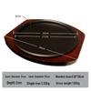 Exquisite Cast Iron Baking Pan with Wooden Board - Thickened Steak and Teppanyaki Plate for Western Dining.