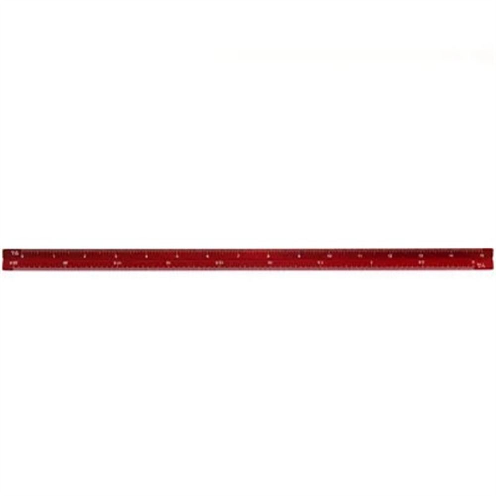 Multi-function Triangular Scale Ruler Smoothly Metal Ruler Students Measuring Ruler Stationery