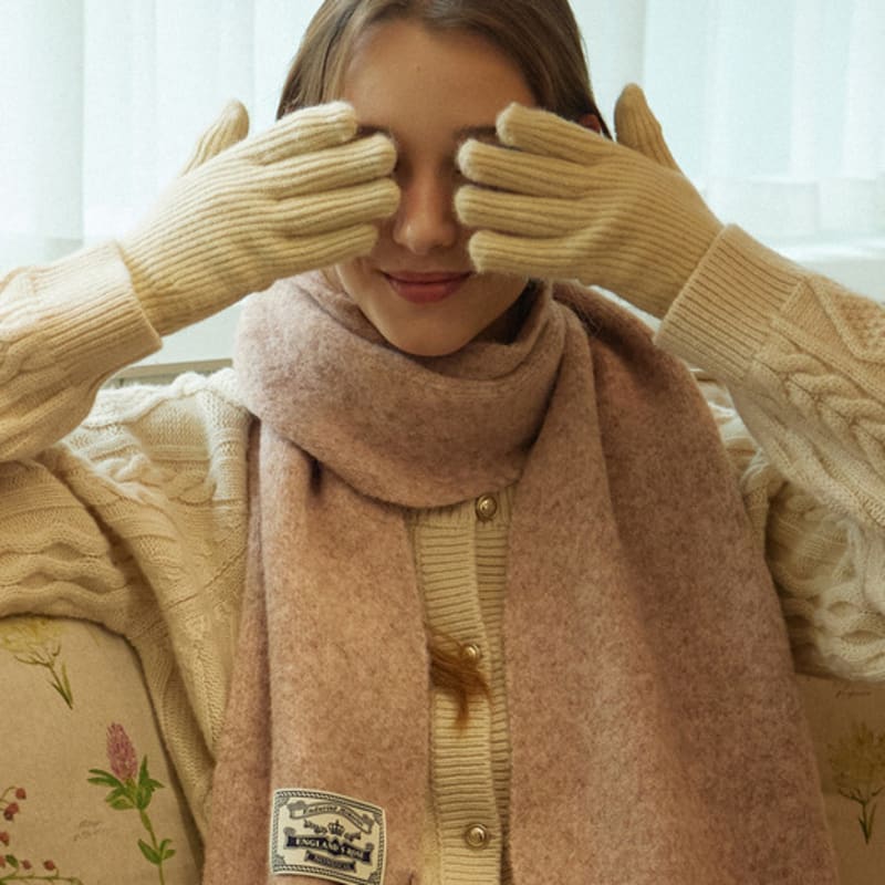 NONLOCAL Basic Finger Hole Gloves - 5Color