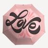 1pc Love Heart Automatic Opening/Closing Umbrella with Operation & Windproof Canopy - Folding Design, Holiday Gift Yy260225191
