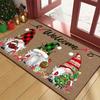 VIKAMA 2025 New Christmas Welcome Mat Christmas Elf Living Room Bedroom Carpet Indoor Outdoor Entrance Door Mat Home Decor