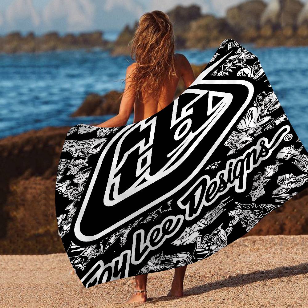 Troy Lee Design Fashion Beach Towel Colorful Bath Towels for Girl Microfiber Quick Dry Custom Sand Free Beach Yoga Spa Gym Pool