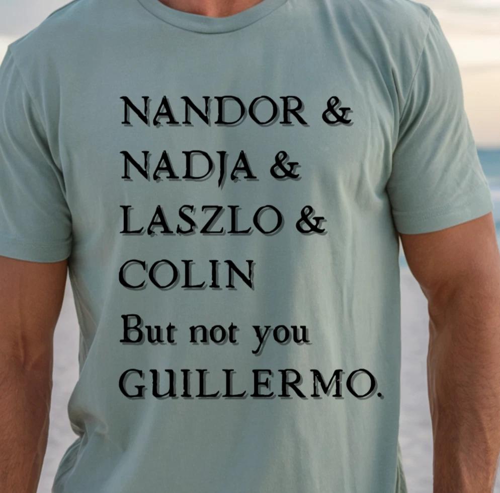 Nandor & Nadia & Laszlo But Not You Guillermo T-shirt, What We Do In The Shadows 4XL
