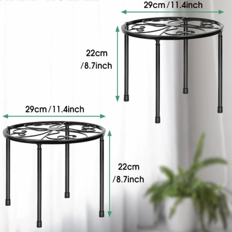 

Black rust-proof metal plant stand for indoor and outdoor use, suitable for climbing plants like pothos1-2Individual plant stand