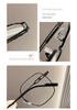 Women's Large Frame Photochromic Anti-Blue Light Myopia Glasses