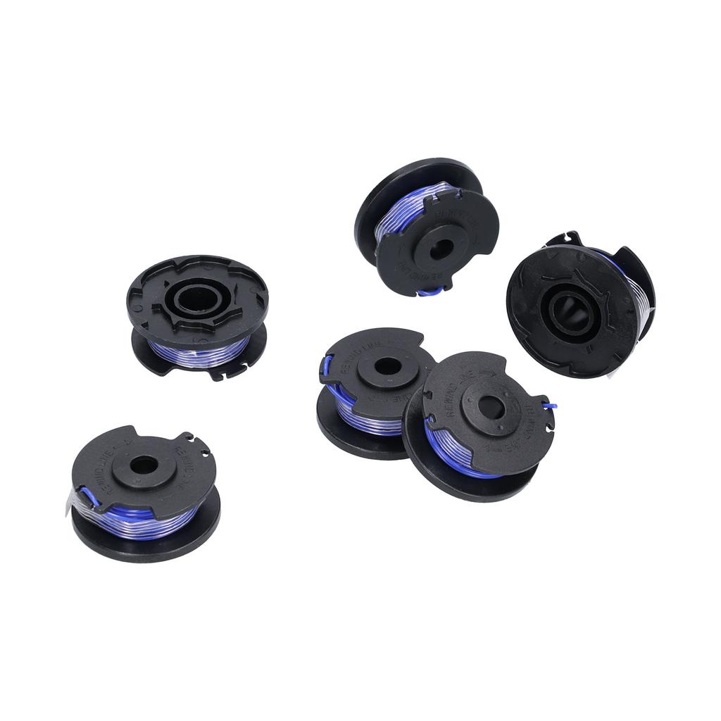 6Pcs Trimmer Spool Line Replacement for Ryobi 18V 24V 40V String Trimmers Lawn Mower