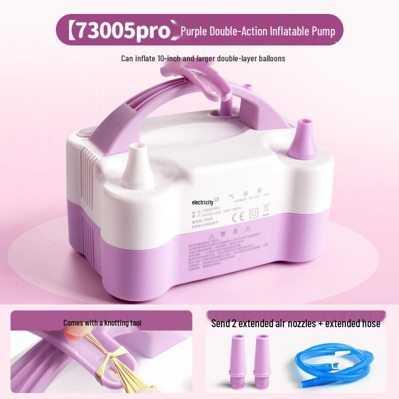 Dual-Layer Electric Balloon Inflator Pump