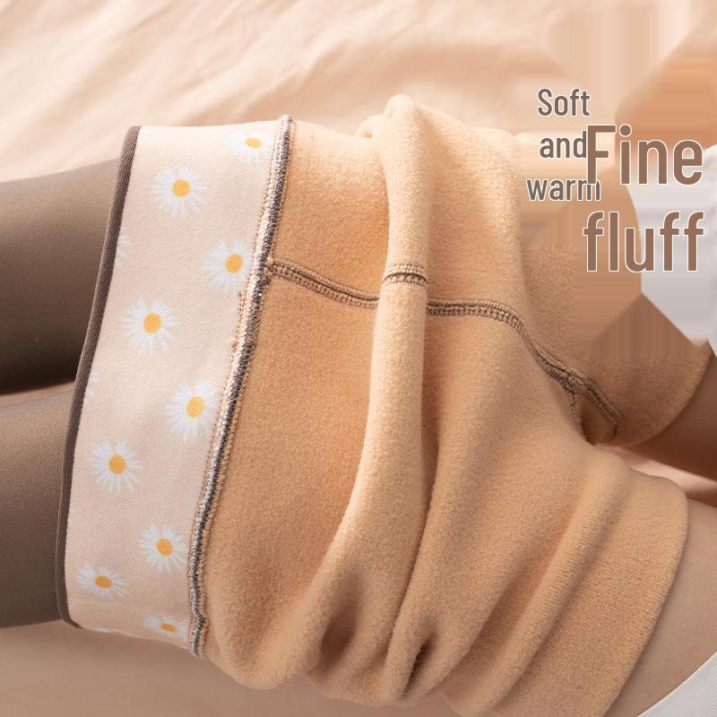 Collant Gris Grande Taille Hôtesse de l'Air - Collant Épais Couleur Peau Automne/Hiver, Pièce Unique, Faux Translucide, Effet Jambe Nue.