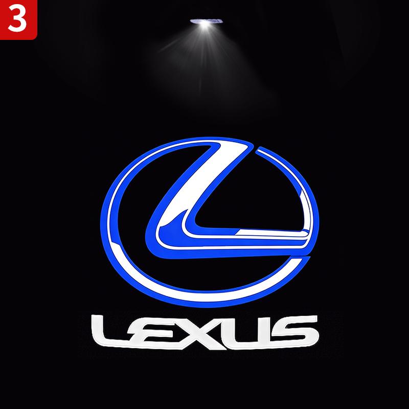 2pcs For LEXUS IS F SPORT IS250 IS300 IS350 UX UX300h UX260h UX200 LED Car Door Welcome Logo Projector Ghost Shadow Light