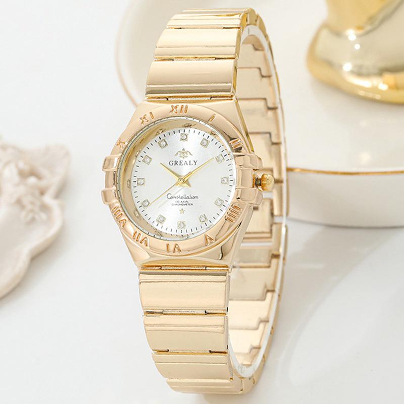 Neue Mode Unisex Quarz Uhr: Lässige Armbanduhr aus Legierungsstahl für Damen und Herren