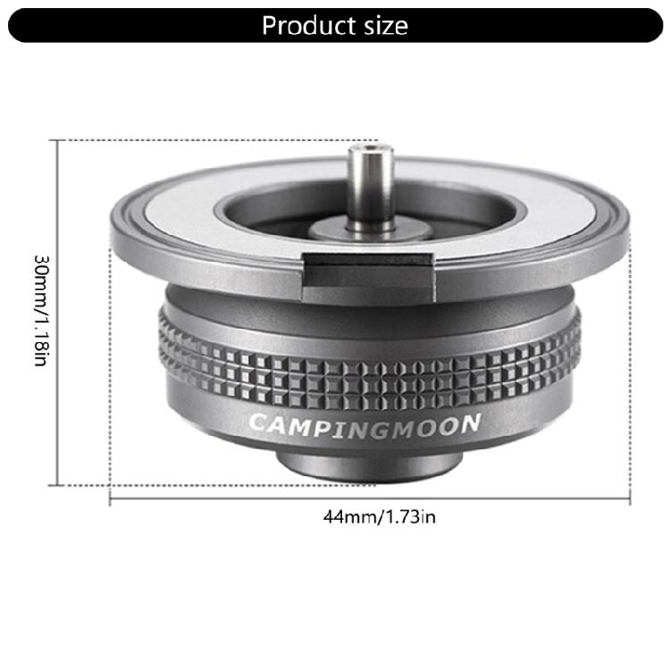 Outdoor Camp Stove Gas Adapter Split Stove Converter Butanes Gas Adapter Cooking Picnics Camping Equipment Accessory