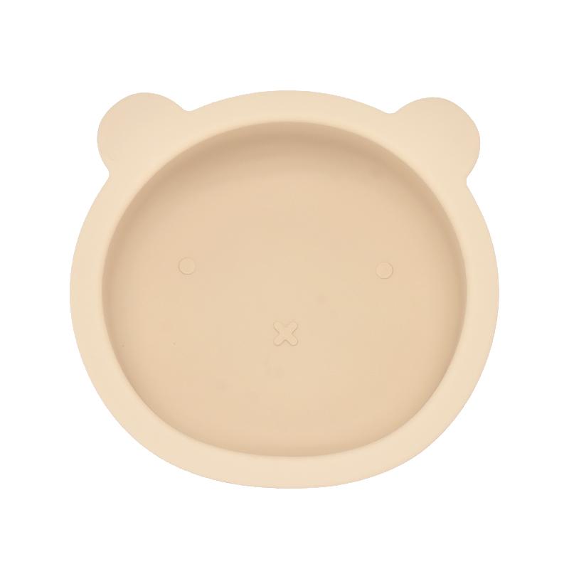 Baby Silicone Feeding Bowl Cute Lion Shape Tableware Waterproof Non-Slip Silicone Dishes