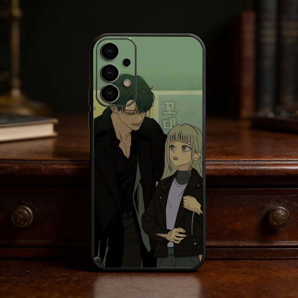 T-Tears on a Withered Flower Phone Case For Samsung S25,24,23,22,30,21,10,9,Ultra,Plus,Lite Soft Black Case Samsung S105G