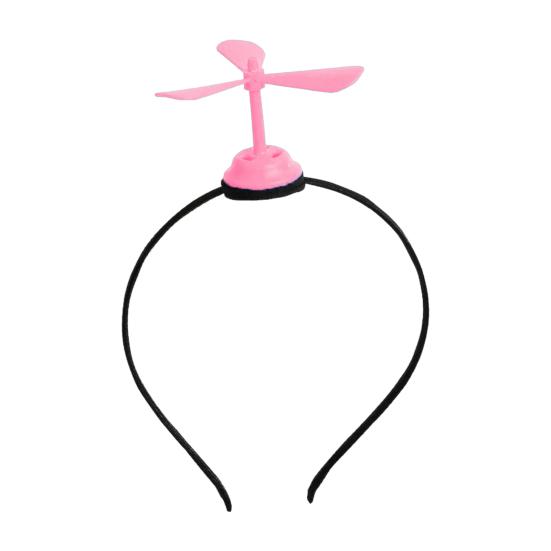 Spoof Headband Windmill Decoration Men Women Hair Hoop Elastic Funny Hair Accessory for Daily Party Wear
