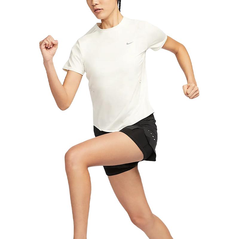 Nike Swoosh Regular T Shirt Women's Silver HM9699-133