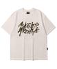 ANOTHER ARCHIVE Camo Graffiti Logo Short Sleeve T-Shirt_Cream