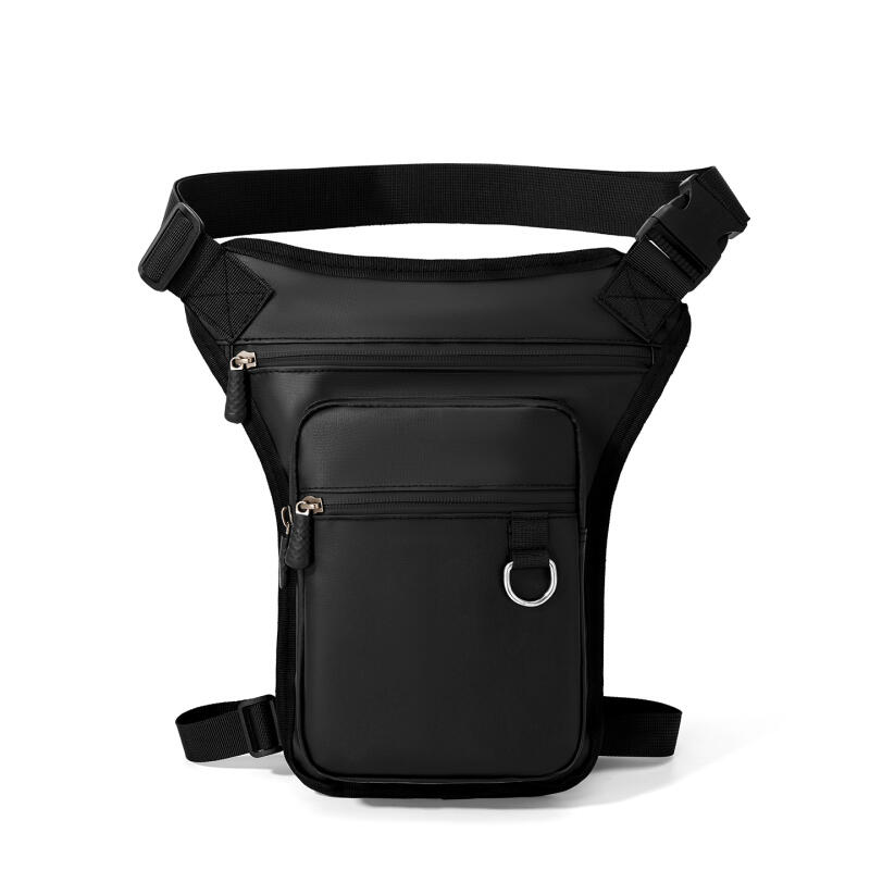 

Мужская поясная и набедренная сумка, многофункциональная сумка через плечо, водонепроницаемая наплечная сумка, сумка для занятий спортом на открытом воздухе чёрный