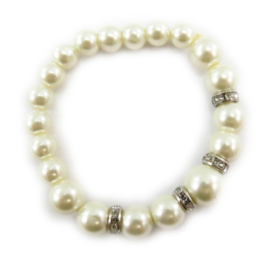 Les Trésors De Lily [J6882] - Bracelet 'Sissi' ivoire