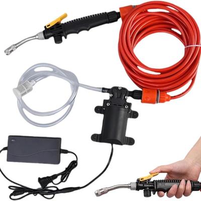 Bomba de Lavadora de Alta Pressão Elétrica Inteligente Portátil, AC 100-240V Portátil Potente Kit de Lavagem de Carros, Máquina de Limpeza de Ar Condicionado