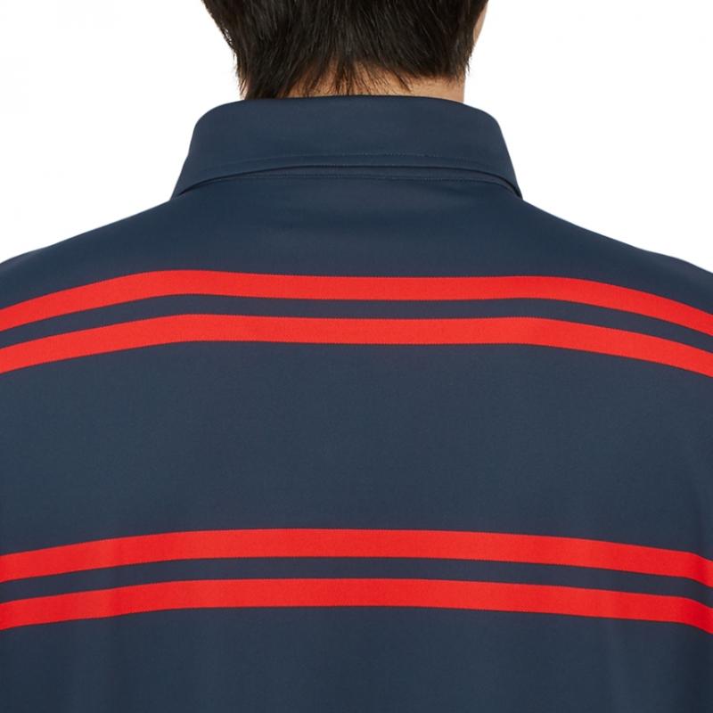 Tricou bărbătesc Galleria G Fore Pore Golfwear cu guler și mânecă scurtă G4mS23k182 TwlT