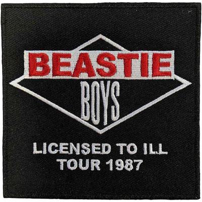 Beastie Boys mają licencję na trasę koncertową Ill Tour 1987. Tkana żelazna naszywka