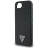 Guess Grained Triangle MagSafe case for iPhone 16e / 17e black