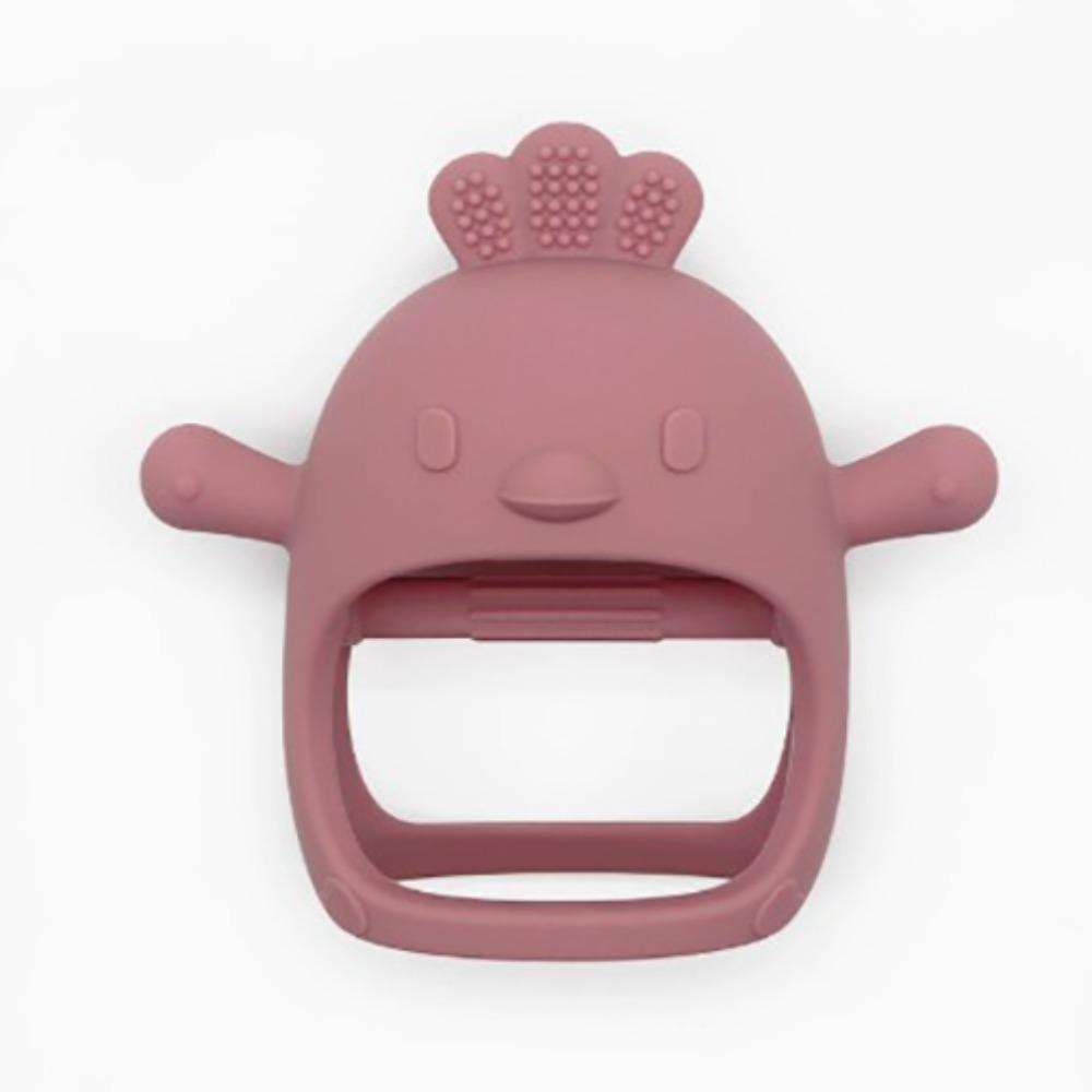 Anti-Drop Silicone Baby Teether Ergonomics Baby Soothing Teething Toy Gum Chewing Teether  Infant