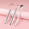 Stainless Steel Tongue Scraper Cleaner for Adults Eliminate Bad Breath Dental Scraper Tool Metal Tongue Brush