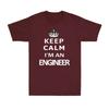 Keep Calm Im An Engineer Funny Engineer Gift Novelty Adults Unisexs Tshirt