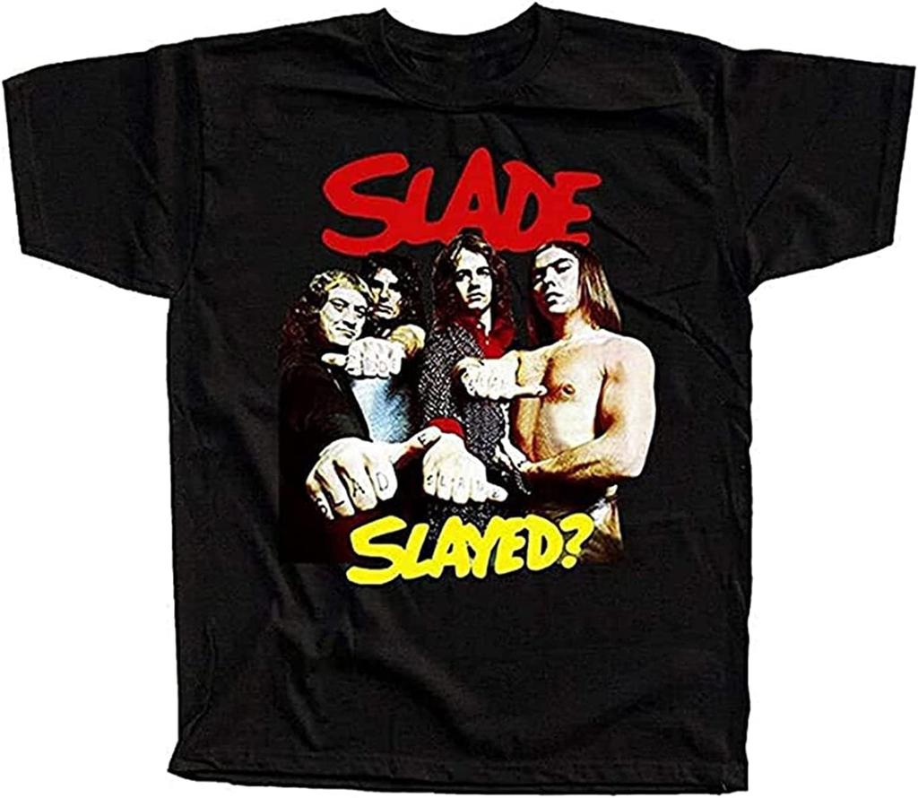 Slade Slade Band Poster DTG T-Shirt XS-4XL Cotton Tops Tee Shirt Mens